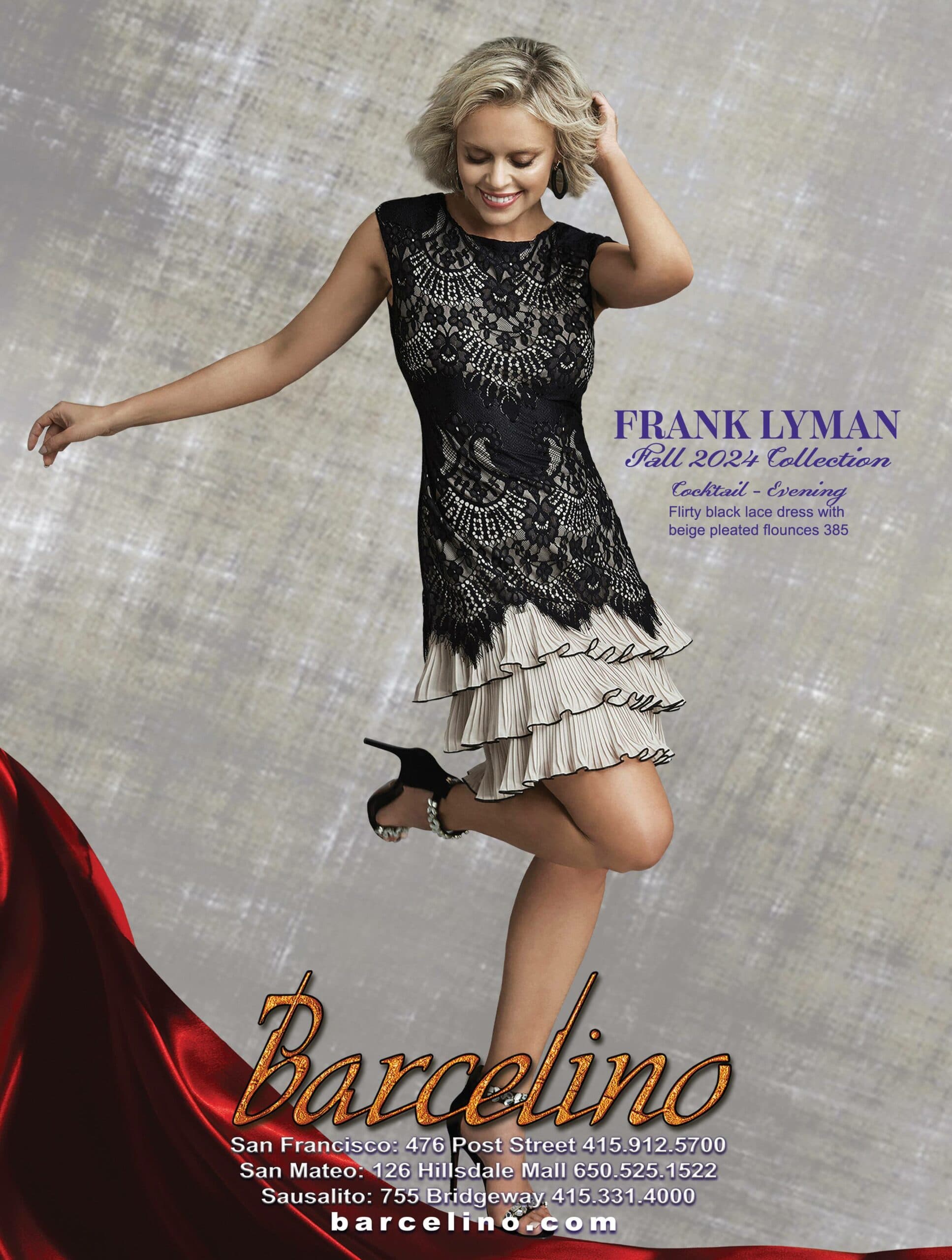 Barcelino and Frank Lyman magazine advertisement